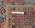 10x14 Gray Kazak Afghan Hand Knotted Geometric Wool Area Rug